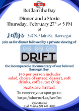 Load image into Gallery viewer, Movie &quot;Drift&quot; and Dinner at Lefty&#39;s Tavern