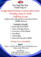 06-15-2026 Field Trip Sedge Island Marine Conservation Zone