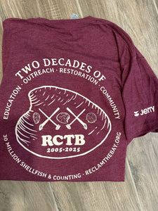 **Unisex Tee Celebrating RCTB's 20th Anniversary**