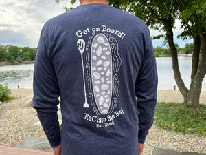 Jetty "Get on Board" Design Long Sleeve Tee