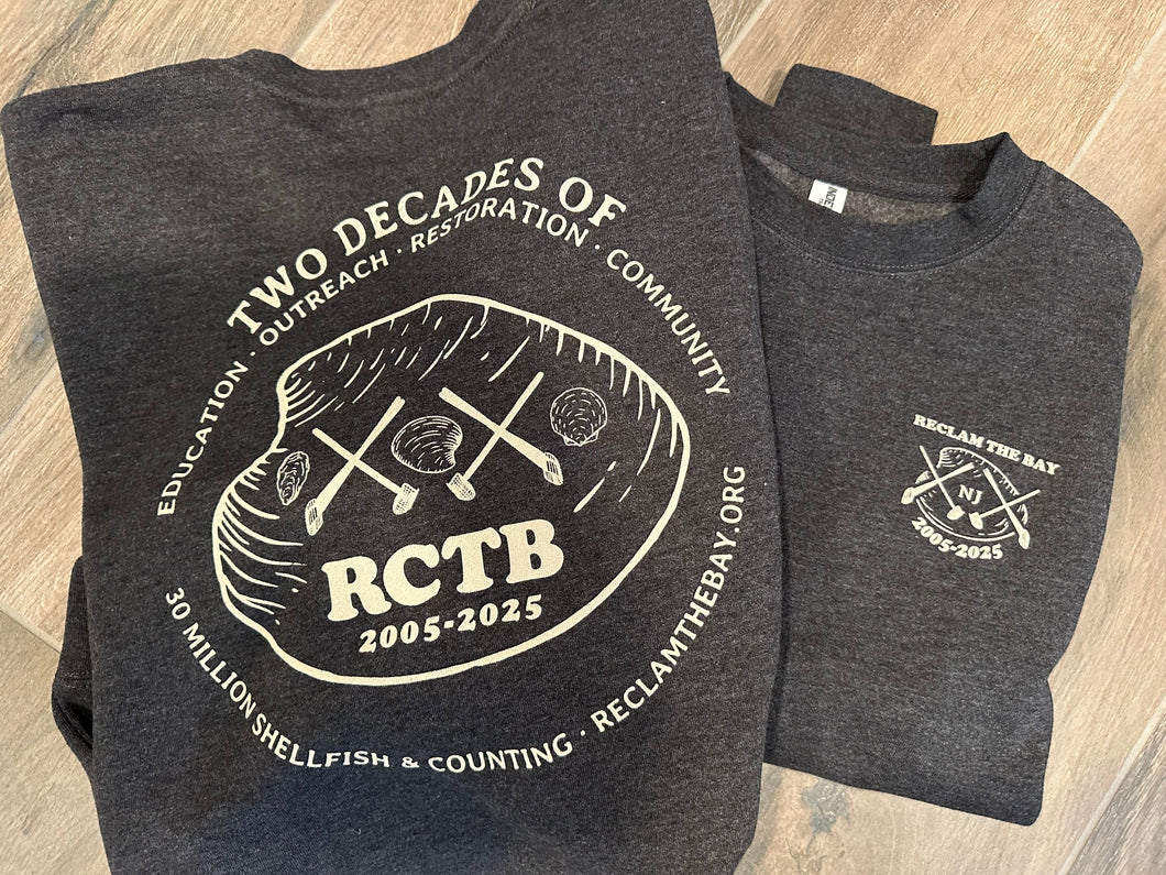 **Crew Neck Sweatshirt Celebrating RCTB's 20th Anniversary**