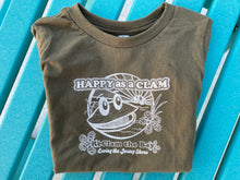 Load image into Gallery viewer, &quot;Happy as a Clam&quot; Toddler T-Shirt with Jetty Design